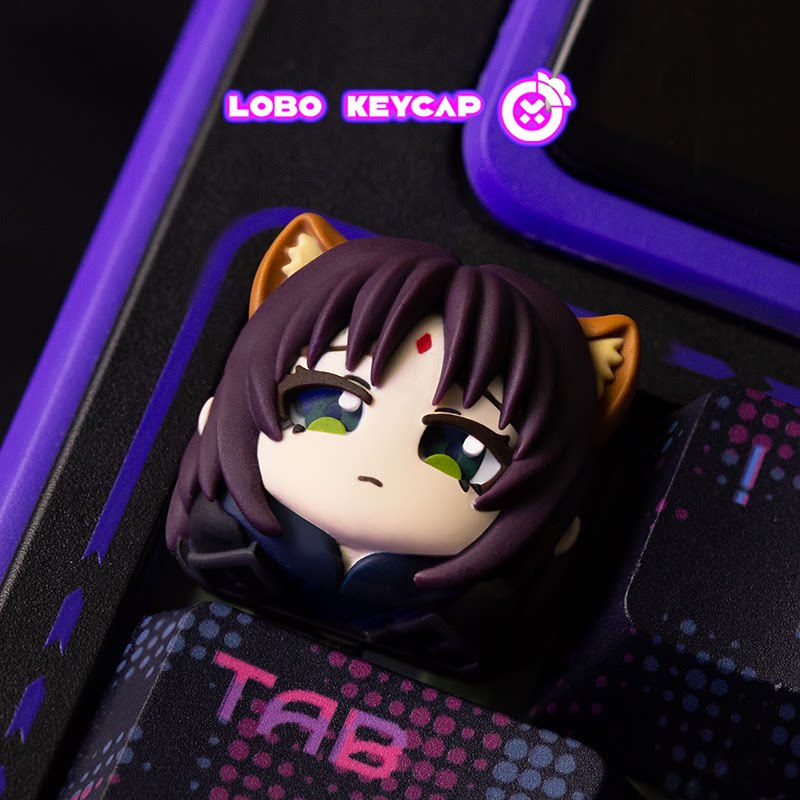 Gaming Accessories In China - Lobo Keycap Creative Anime Artisan Keycap
