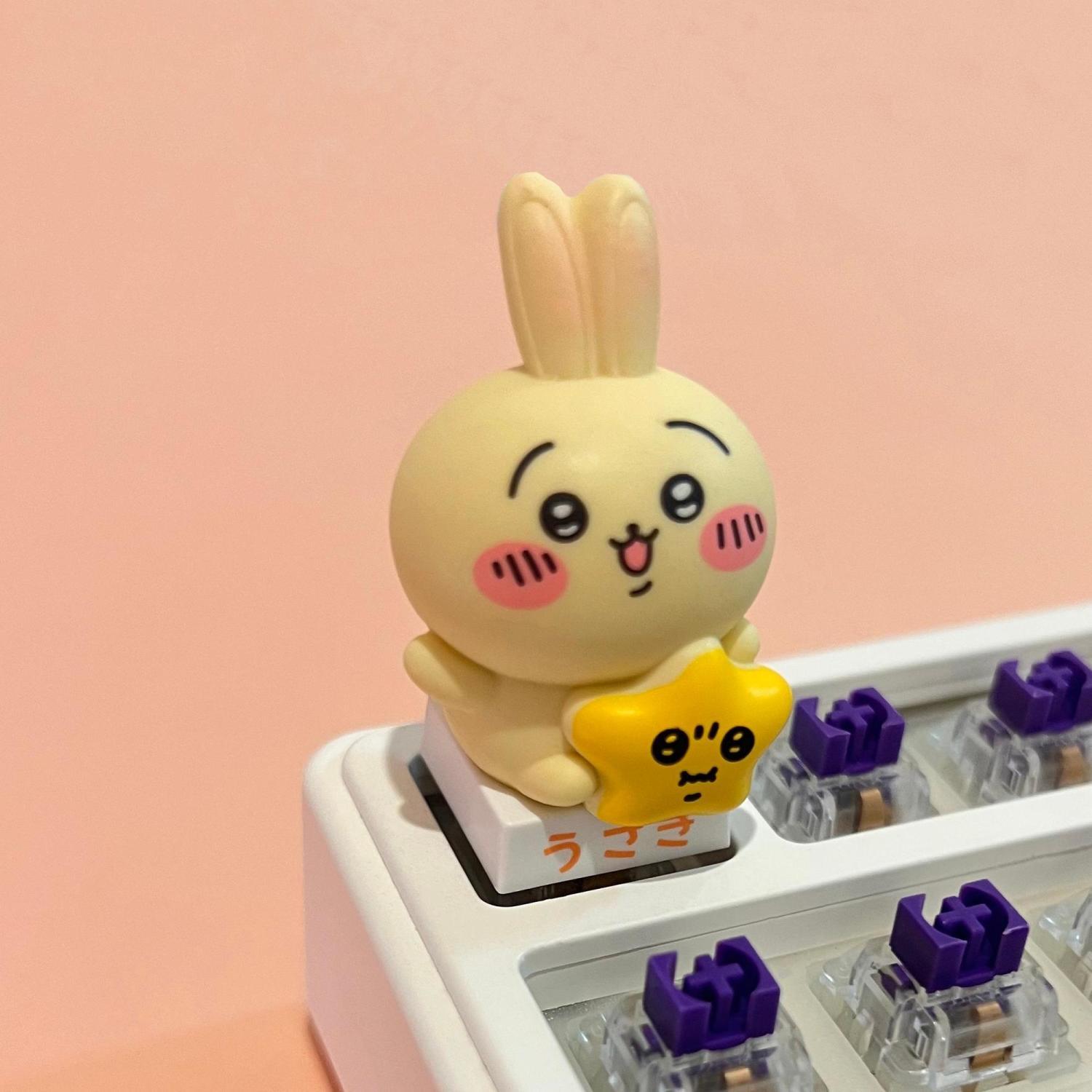 Gaming Accessories For Free Fire - Chiikawa 3D PBT Keycap Mechanical Cute