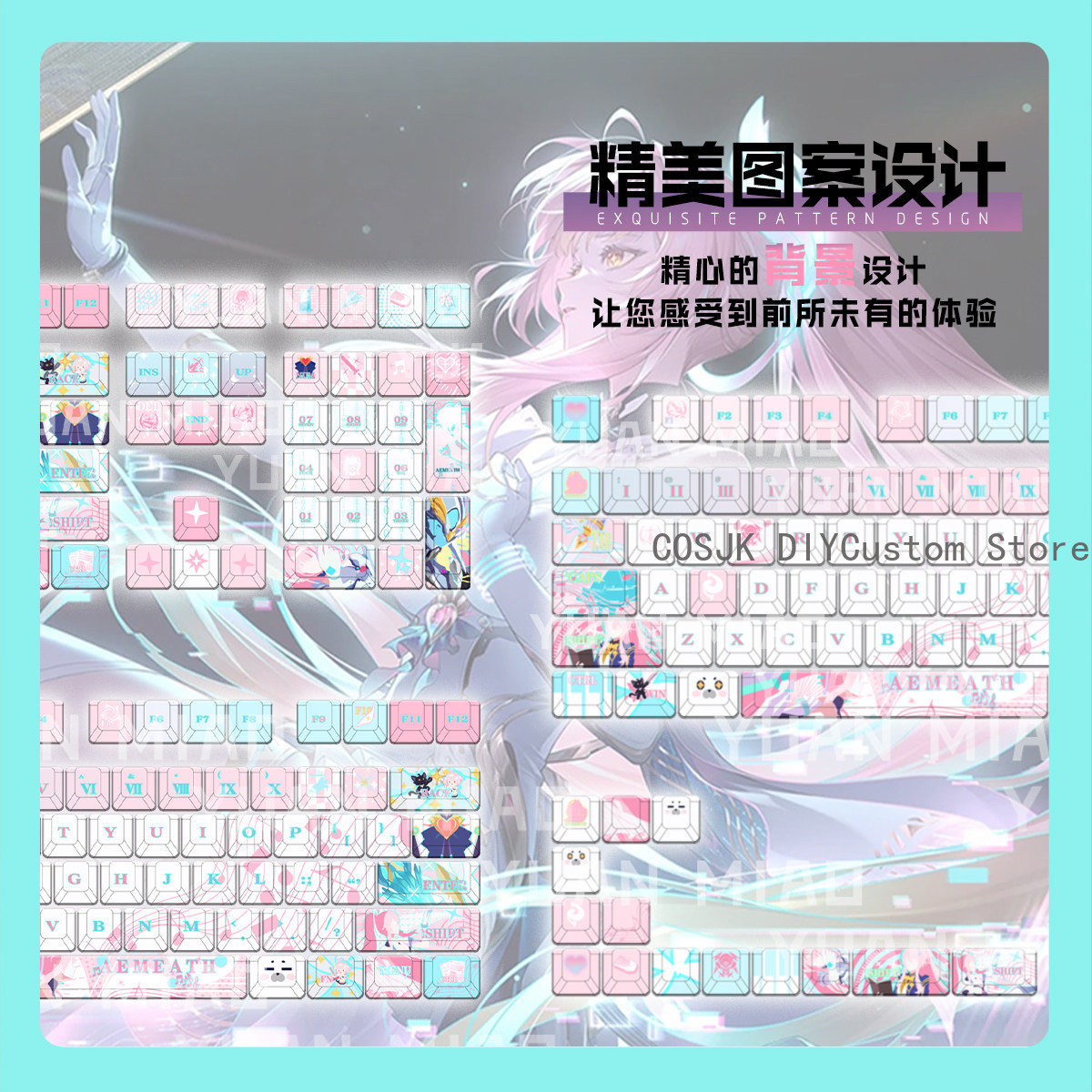 122 Keys Anime Wuthering Waves - Gaming Accessories In China ulasan dan harga