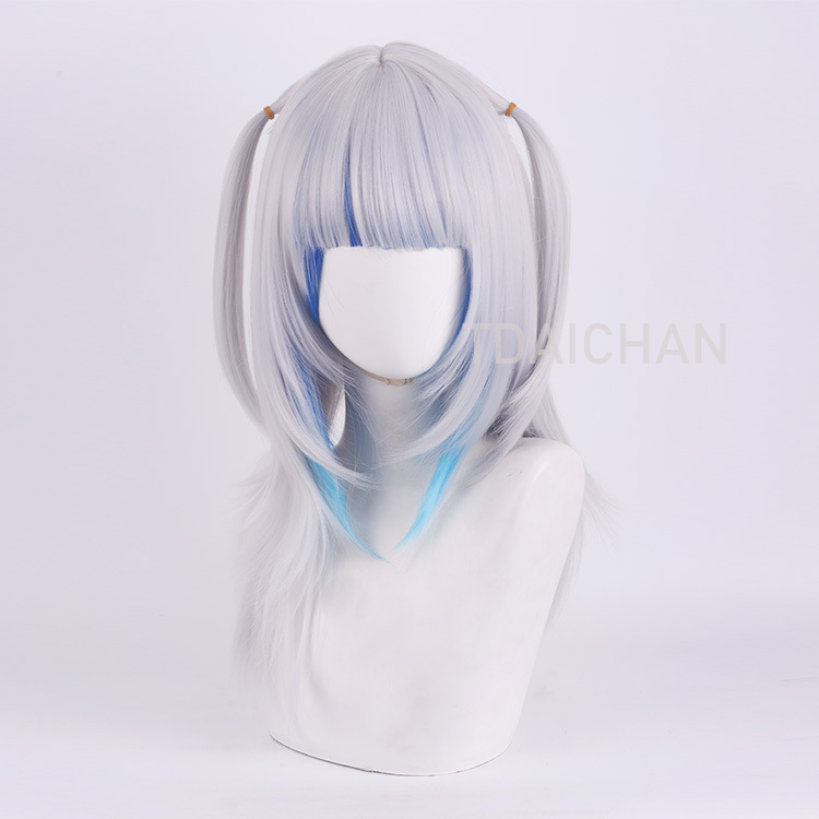 2025 Gawr Gura Cosplay Wig Whi - Gaming Accessories Korea ulasan dan harga