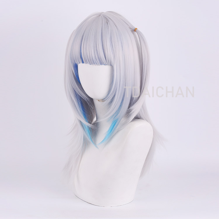 2025 Gawr Gura Cosplay Wig Whi - Gaming Accessories Korea ulasan dan harga