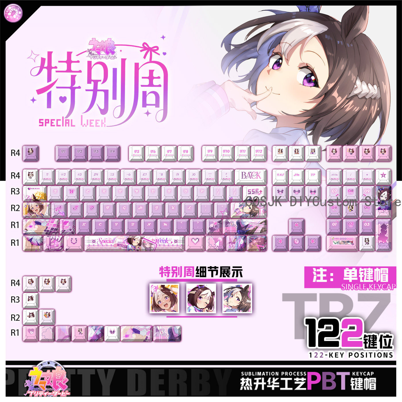 122 Keys Anime Umamusume: Pret - Gaming Accessories Gamestop ulasan dan harga