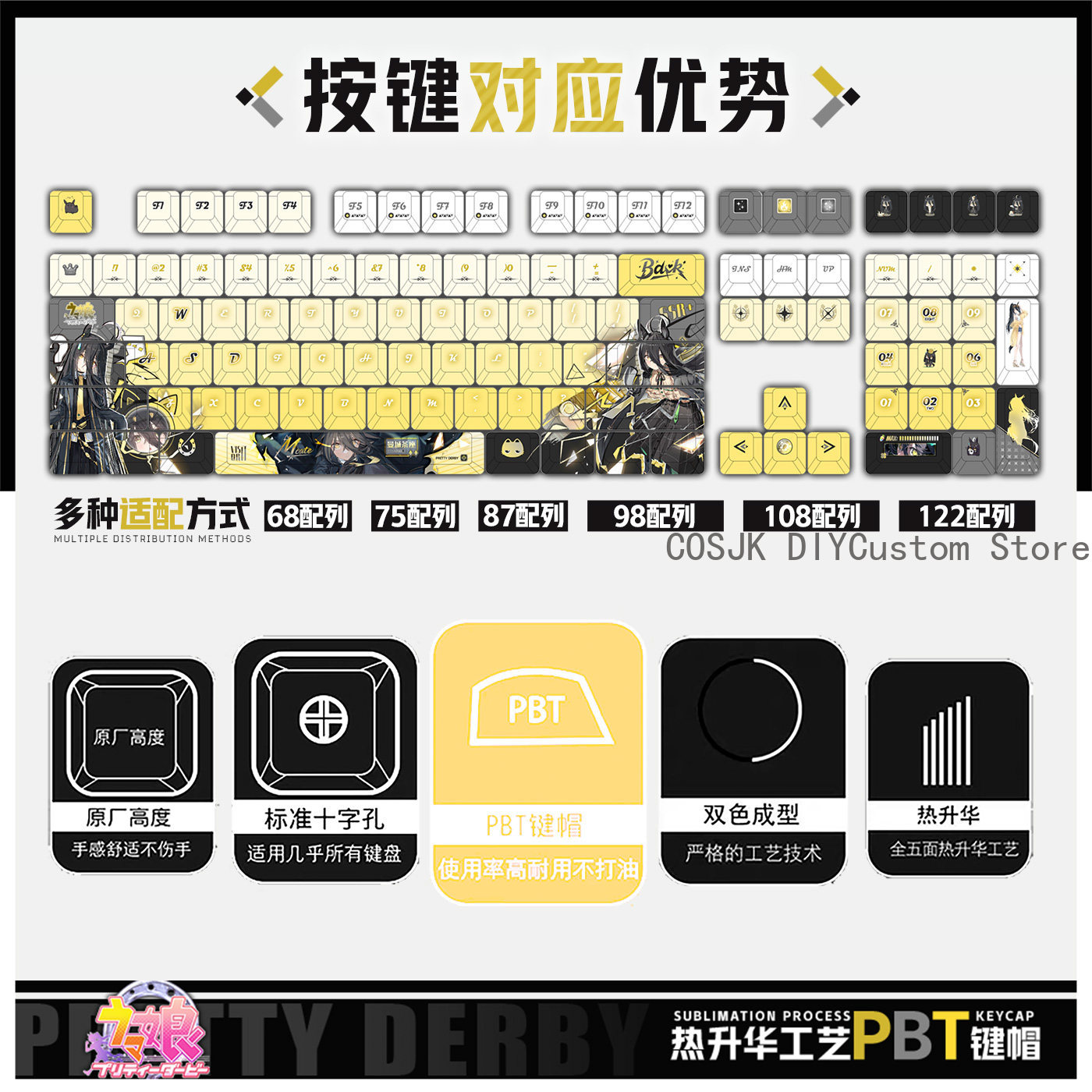 122 Keys Anime Umamusume: Pret - Gaming Accessories Gamestop ulasan dan harga