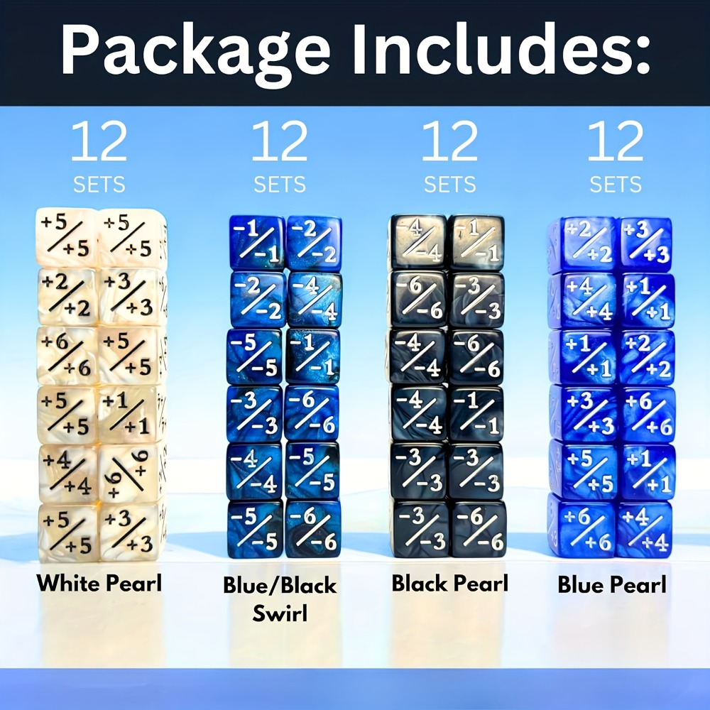 48pcs Premium Hexahedron Dice  - Essential Gaming Accessories ulasan dan harga