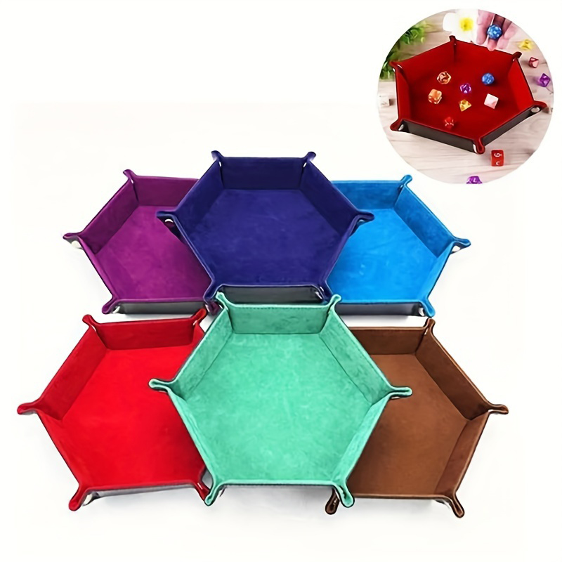 1pc Classic Hexagon Dice Tray, - Essential Gaming Accessories ulasan dan harga
