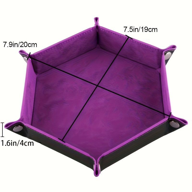 1pc Classic Hexagon Dice Tray, - Essential Gaming Accessories ulasan dan harga