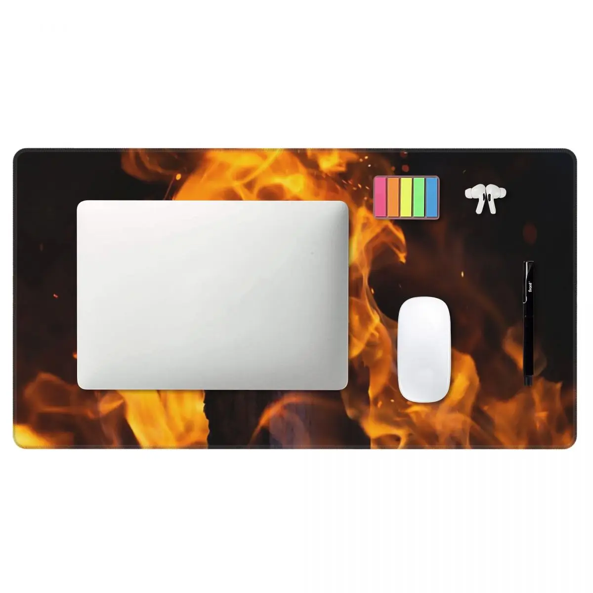 Large Mouse Pad Burning Fire W - Gaming Accessories For Free Fire ulasan dan harga
