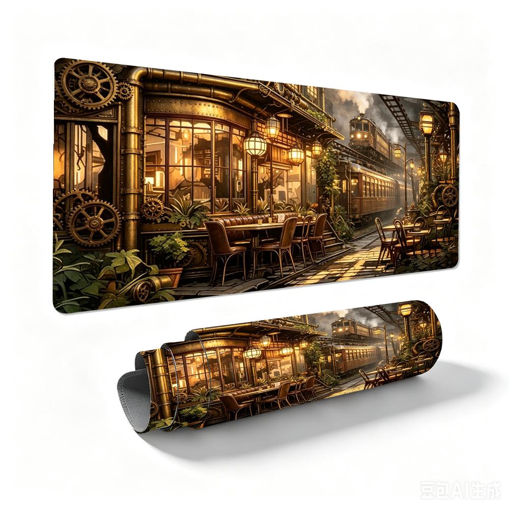 Retro Industrial Train Station - Gaming Accessories Retro ulasan dan harga