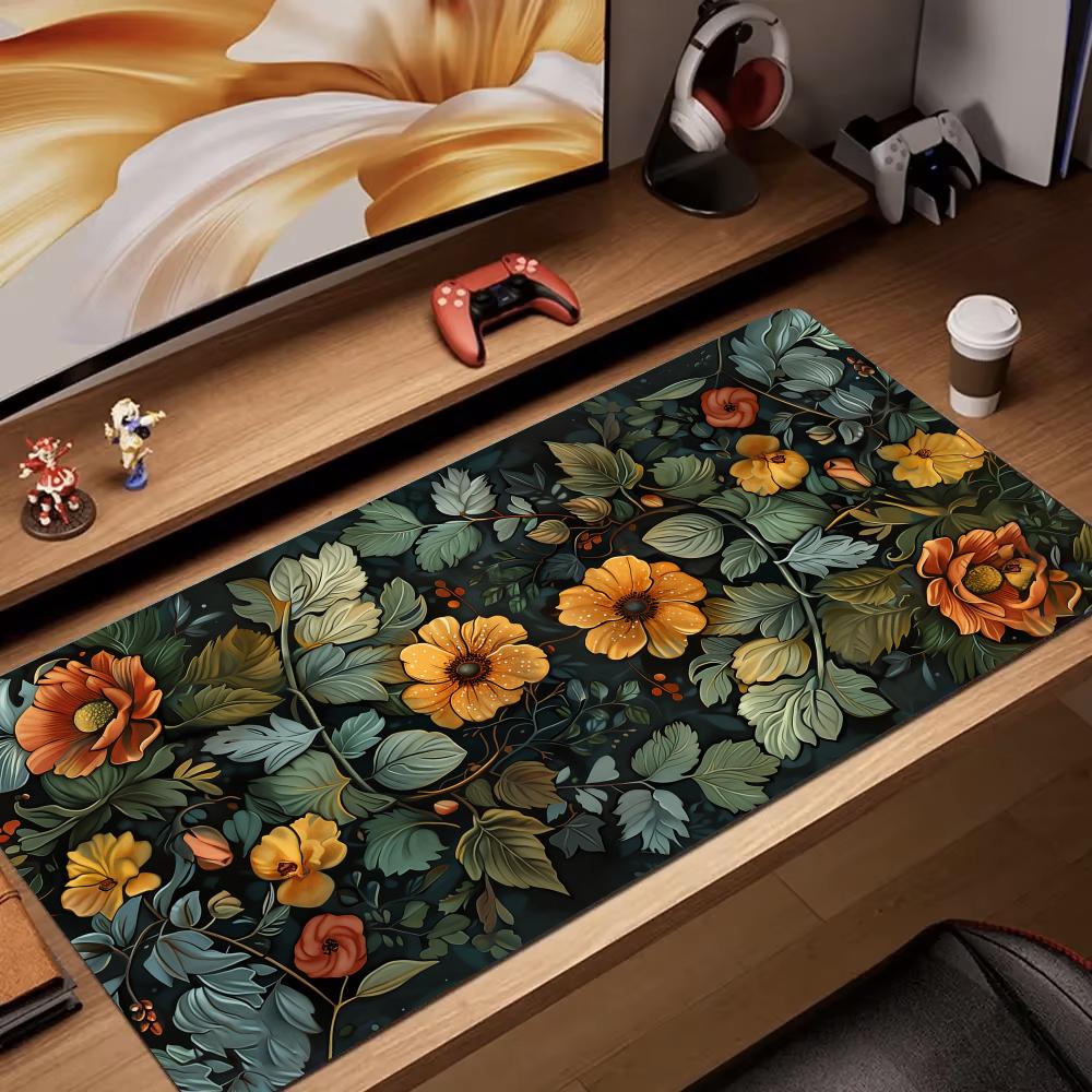 Retro flower art rendering Mou - Gaming Accessories Retro ulasan dan harga