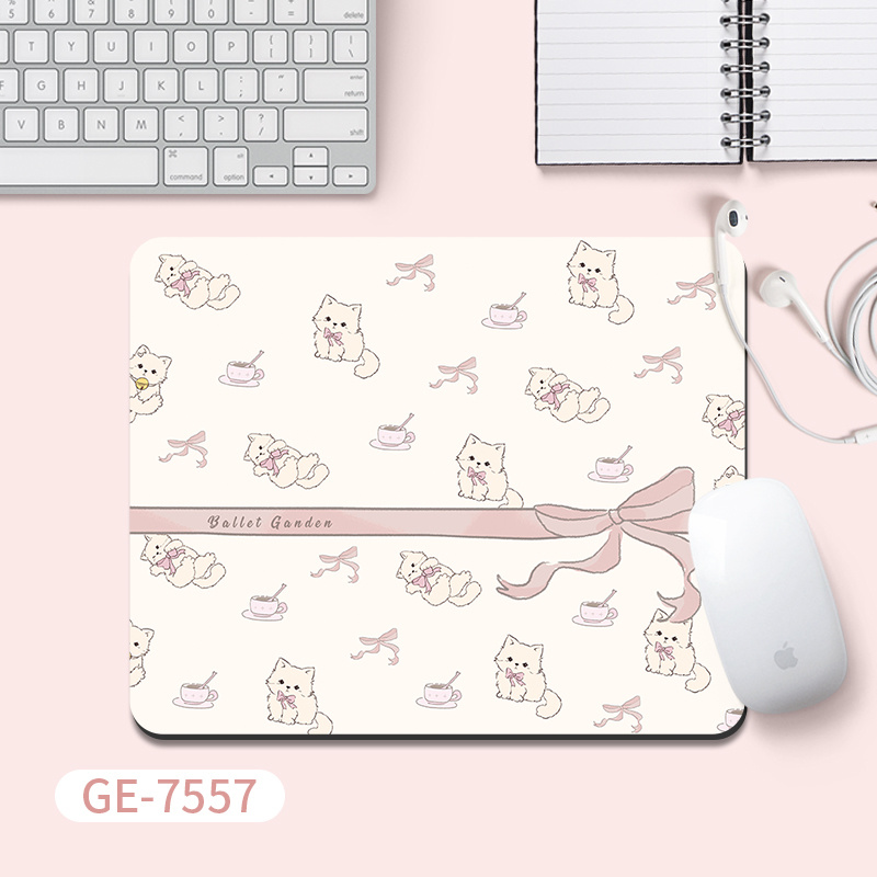 Korea Ins Bow Pink Rubber Desk - Gaming Accessories Korea ulasan dan harga