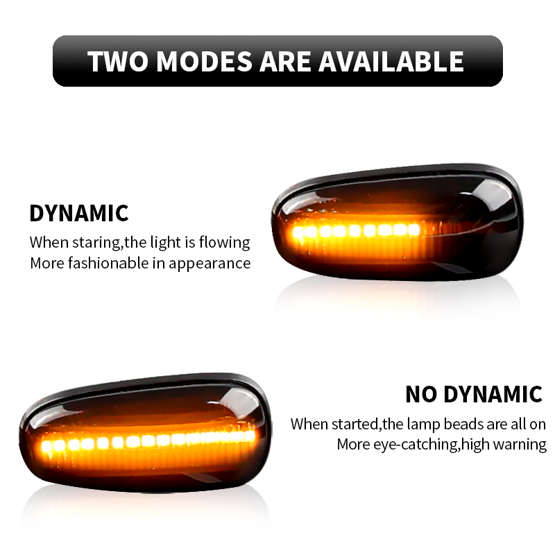 2PCS LED Dynamic Side Marker L - Gaming Equipment Accessories ulasan dan harga