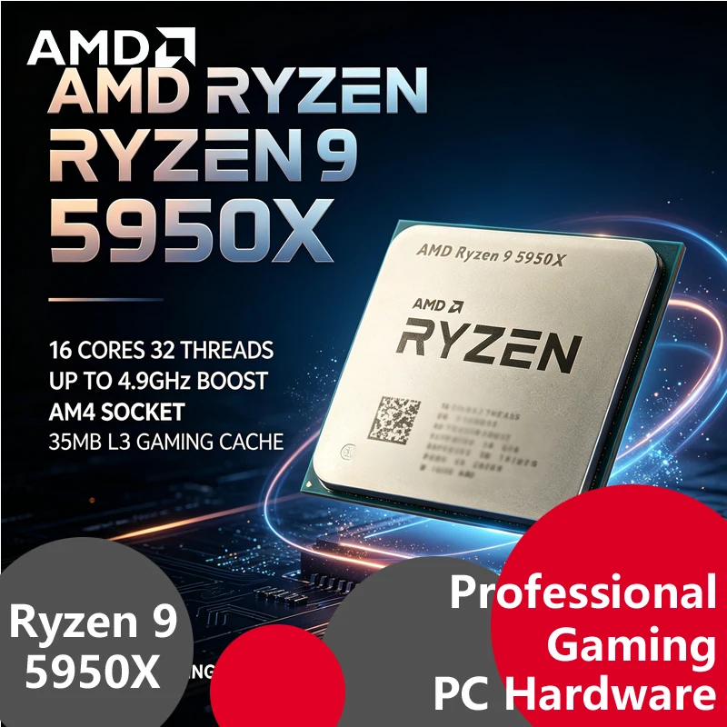 AMD Ryzen 9 5950X Zen3 AM4 Tra - Amd Cpu Ryzen 9 ulasan dan harga