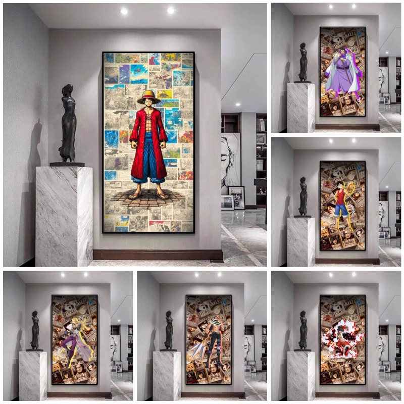 One Piece Wanted Poster Wall D - Gaming Accessories For Free Fire ulasan dan harga