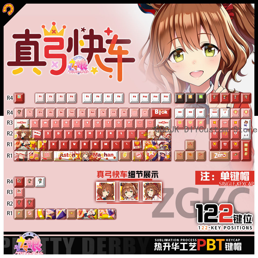 122 Keys Anime Umamusume: Pret - Gaming Accessories Gamestop ulasan dan harga