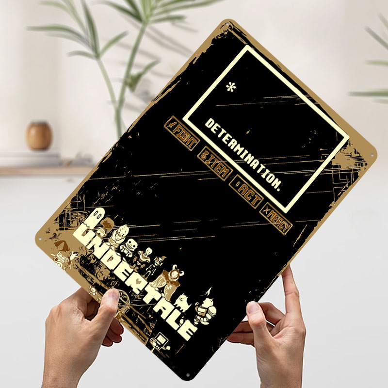 Undertale Metal Poster Custom  - Gaming Accessories Retro ulasan dan harga