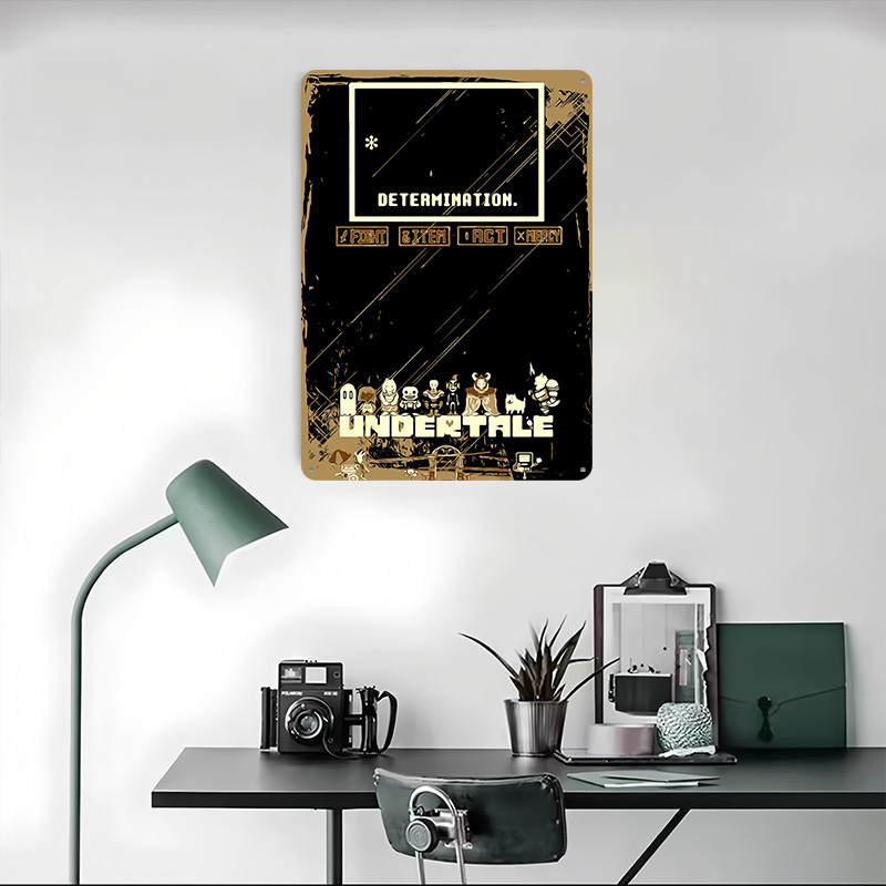 Undertale Metal Poster Custom  - Gaming Accessories Retro ulasan dan harga