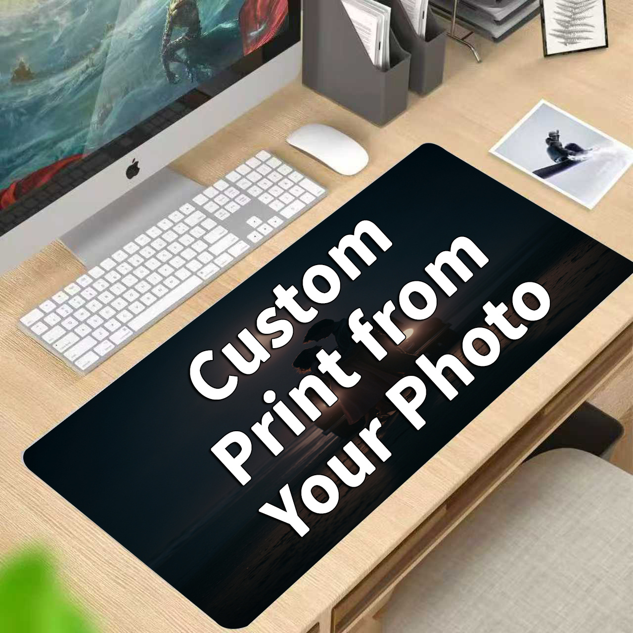 Custom Photo Mouse Pad, Person - Gaming Accessories Desktop ulasan dan harga